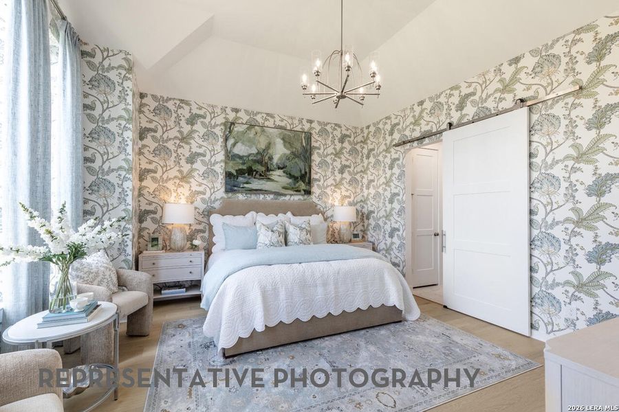 Furnished interior view inside a new home in The Ranches at Creekside, Boerne (Image 18).