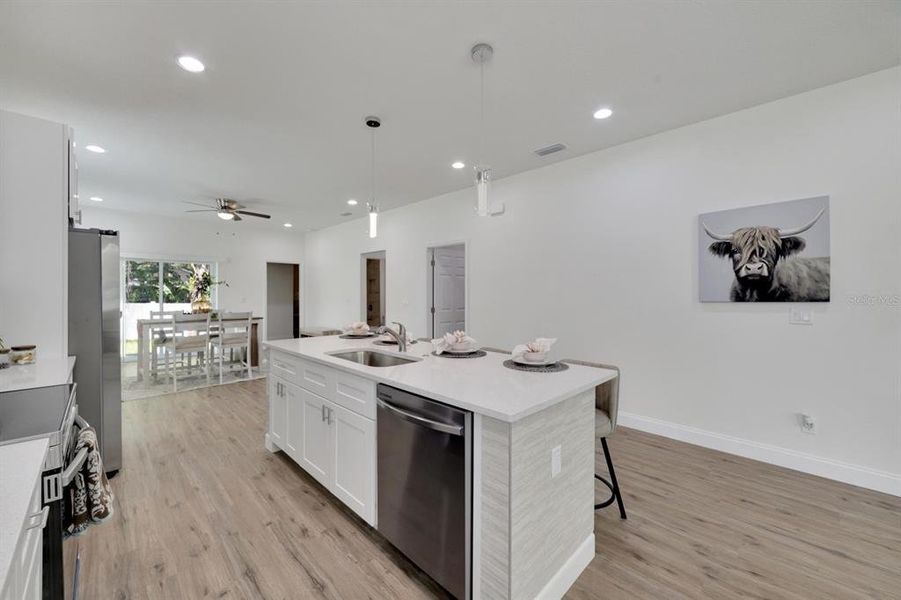 Furnished interior view inside a new home in , Tampa (Image 16).