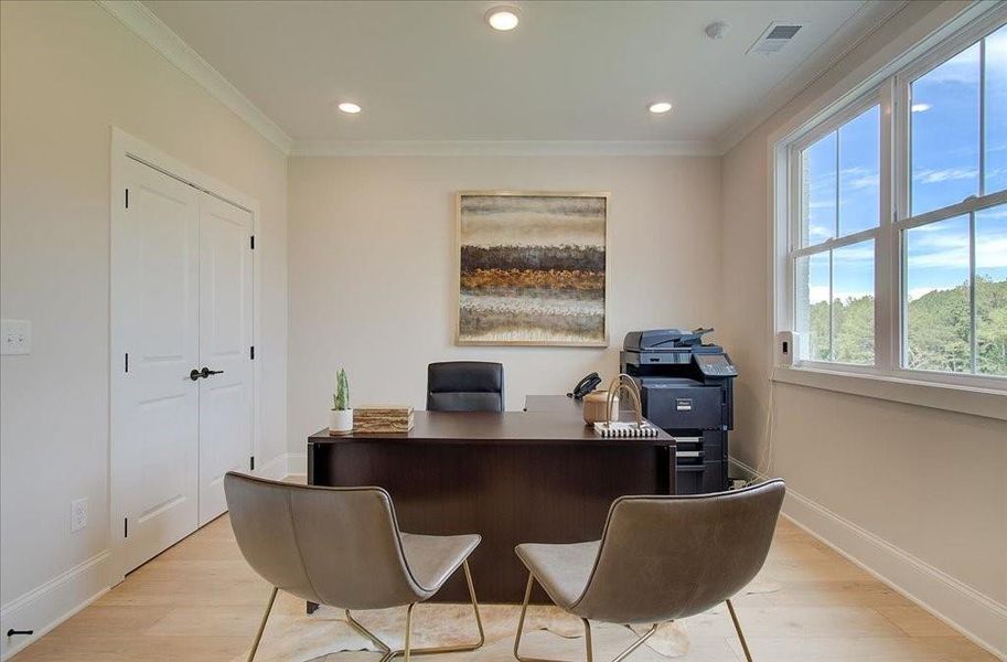 Furnished interior view inside a new home in Autumn Brook, Canton (Image 19).