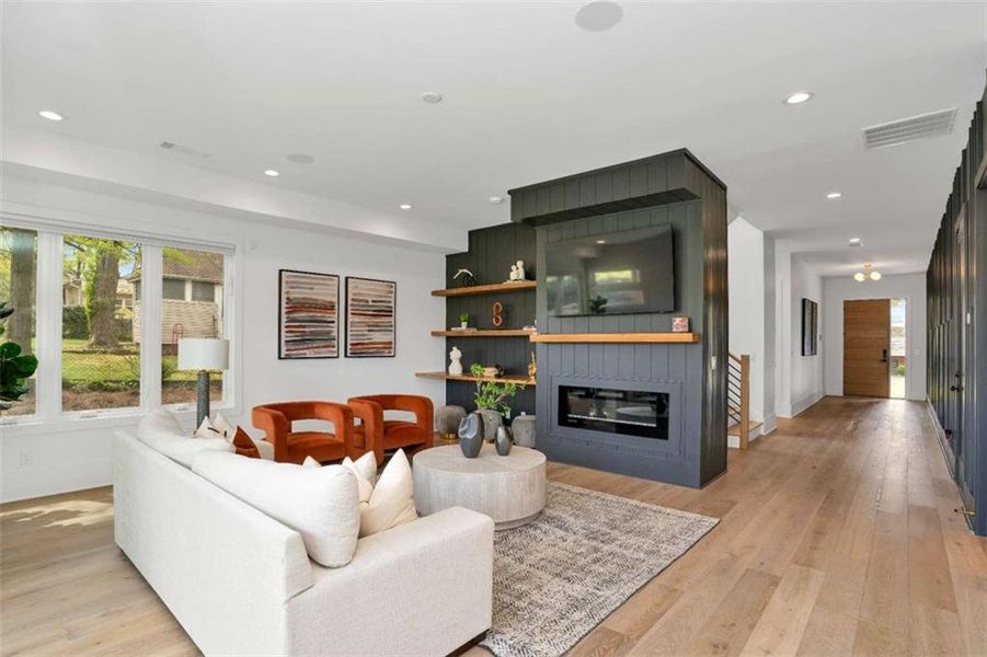 Furnished interior view inside a new home in , Atlanta (Image 15).