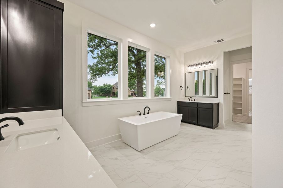 Furnished interior view inside a new home in Highland Oaks, Boyd (Image 13). Furnished interior view inside a new home in Highland Oaks, Boyd (Image 13).