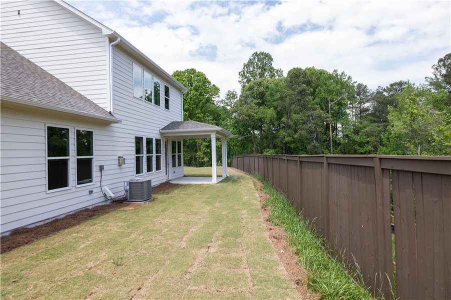 Exterior details and patio area of a home in , Sugar Hill (Image 4).
