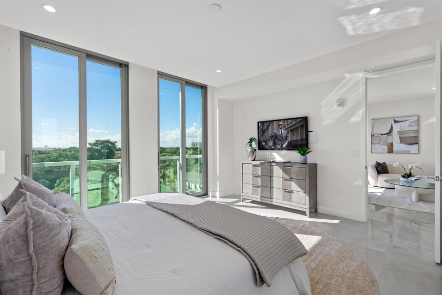 Furnished interior view inside a new home in , Boca Raton (Image 13). Furnished interior view inside a new home in , Boca Raton (Image 13).