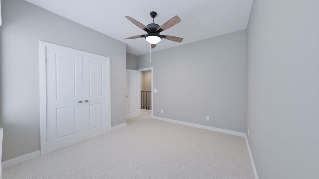 Representative unfurnished interior of a home built from the Newport by Tricoast Homes in Summer Place  35', Montgomery (Image 49).