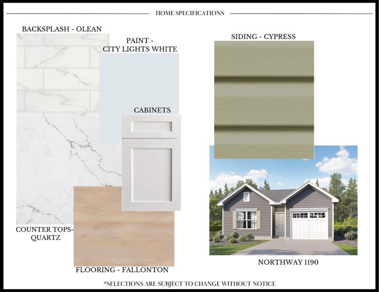Sample of building materials used in homes in , Mount Holly (Image 14).