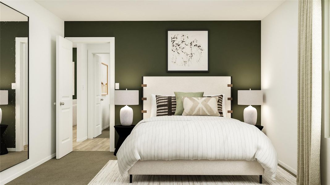 Furnished interior view inside a new home in Woodfield Preserve, Georgetown (Image 9).