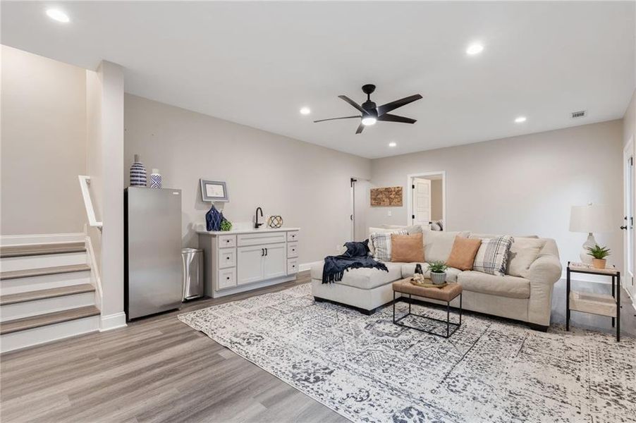 Furnished interior view inside a new home in , Auburn (Image 18).
