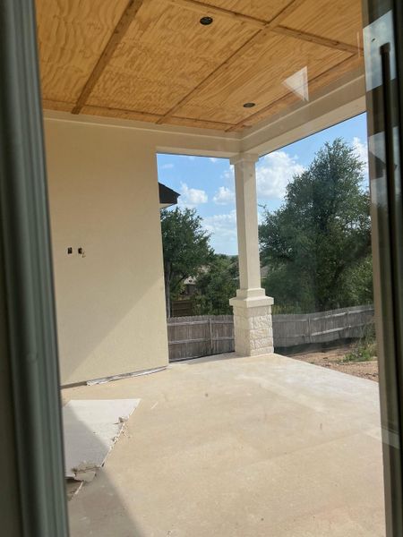 In-progress construction of a new home in Riverstone, Georgetown, TX (Image 20). In-progress construction of a new home in Riverstone, Georgetown, TX (Image 20).