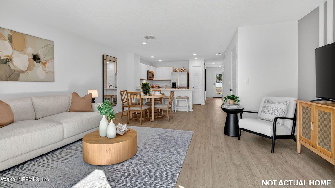 Furnished interior view inside a new home in Corsair, Middleburg (Image 16).