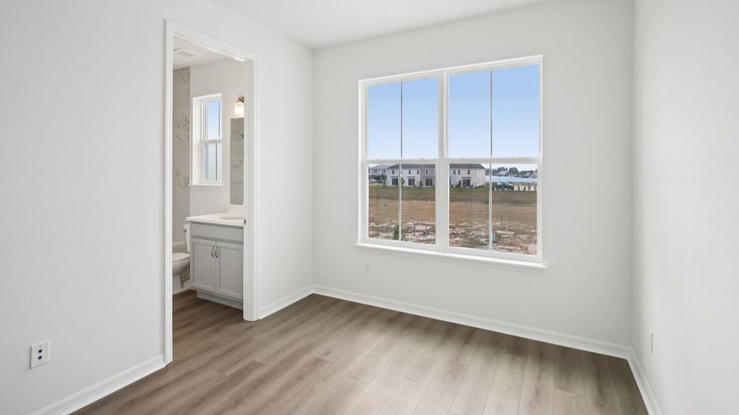 Furnished interior view inside a new home in Isla Mirada, San Antonio (Image 39).