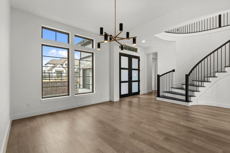 Spacious, unfurnished interior of a new home in Bridgeland 45', 50', 70', Cypress (Image 9).