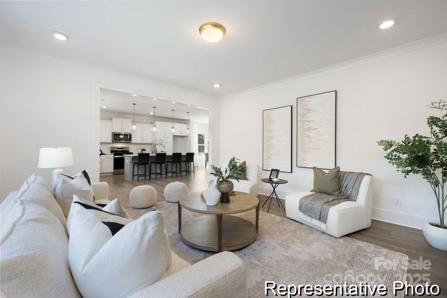 Furnished interior view inside a new home in Morrow Brook, Albemarle (Image 10). Furnished interior view inside a new home in Morrow Brook, Albemarle (Image 10).