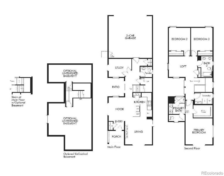 2D floor plan layout of this home in , Aurora, CO (Image 2).