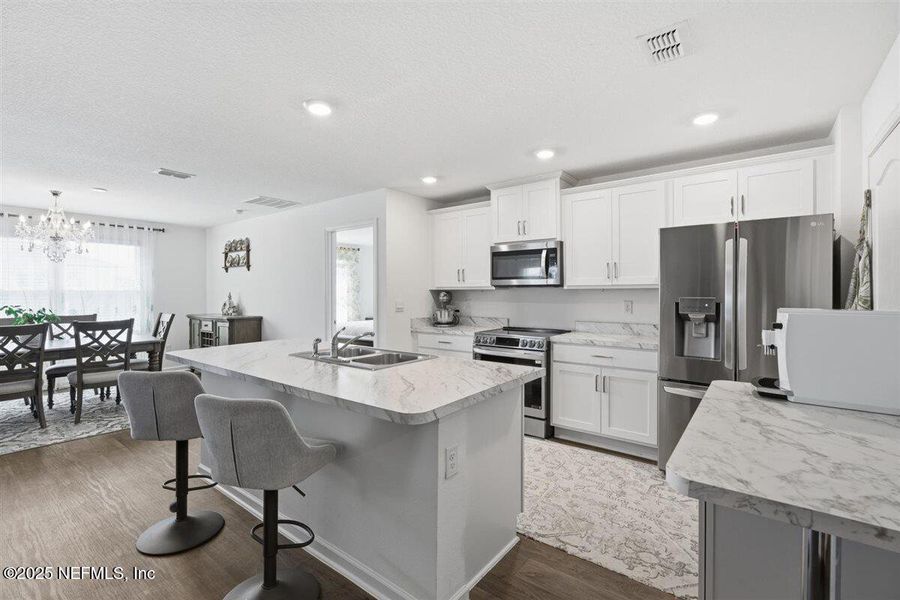 Furnished interior view inside a new home in Dorado at Entrada, St. Augustine (Image 18). Furnished interior view inside a new home in Dorado at Entrada, St. Augustine (Image 18).