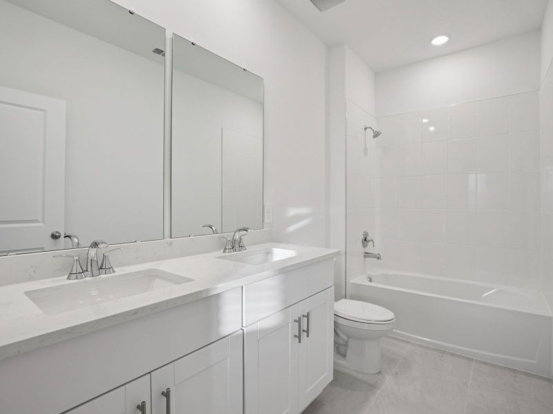 Furnished interior view inside a new home in Cyrene at Minneola - Villas, Minneola (Image 7). Furnished interior view inside a new home in Cyrene at Minneola - Villas, Minneola (Image 7).