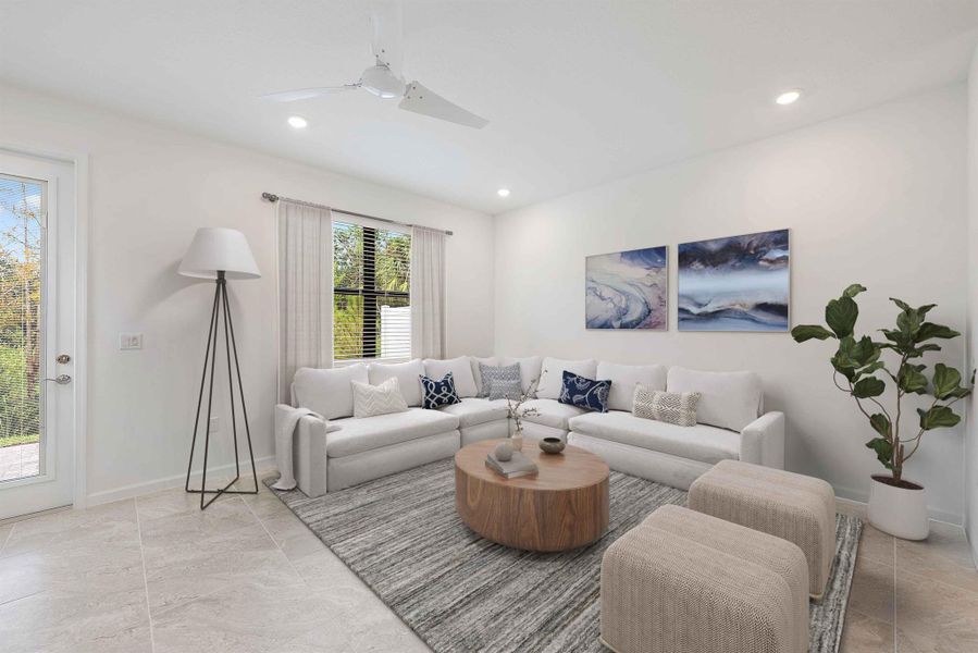 Furnished interior view inside a new home in , Stuart (Image 11). Furnished interior view inside a new home in , Stuart (Image 11).