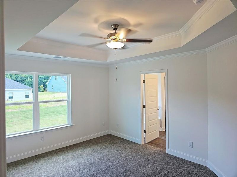 Spacious, unfurnished interior of a new home in Park Place, Bowdon (Image 14). Spacious, unfurnished interior of a new home in Park Place, Bowdon (Image 14).