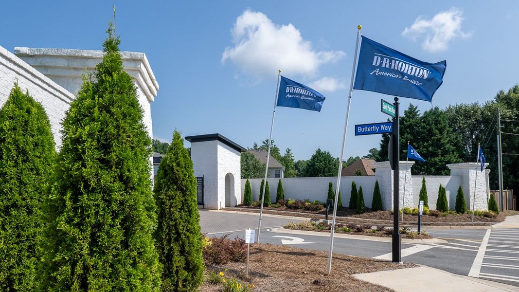 Representative exterior photo of a completed home built from the Robie by D.R. Horton in The Village at Sandy Plains, Marietta, GA (Image 8).