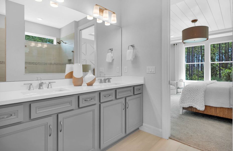 Furnished interior view inside a new home in Waterways, Richmond Hill (Image 16).