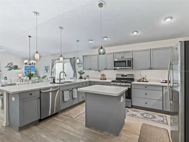 Furnished interior view inside a new home in , The Villages (Image 16).