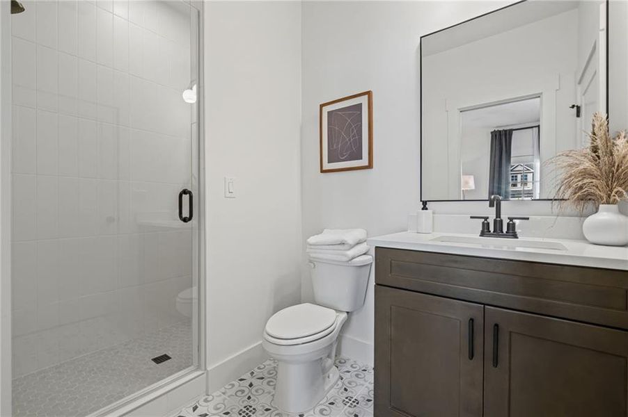 Furnished interior view inside a new home in South on Main, Woodstock (Image 7).