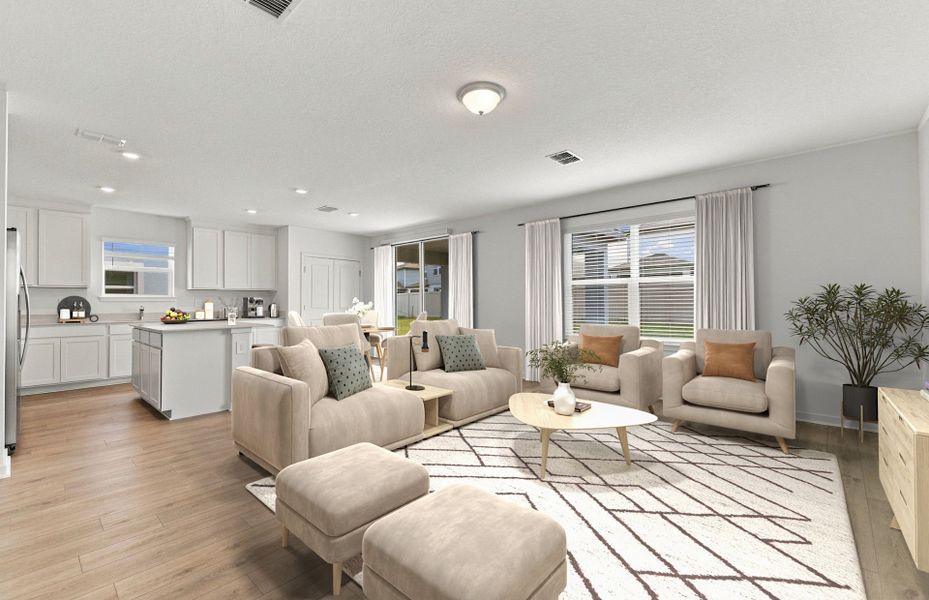 Furnished interior view inside a new home in Silverlake, Lake Alfred (Image 10).