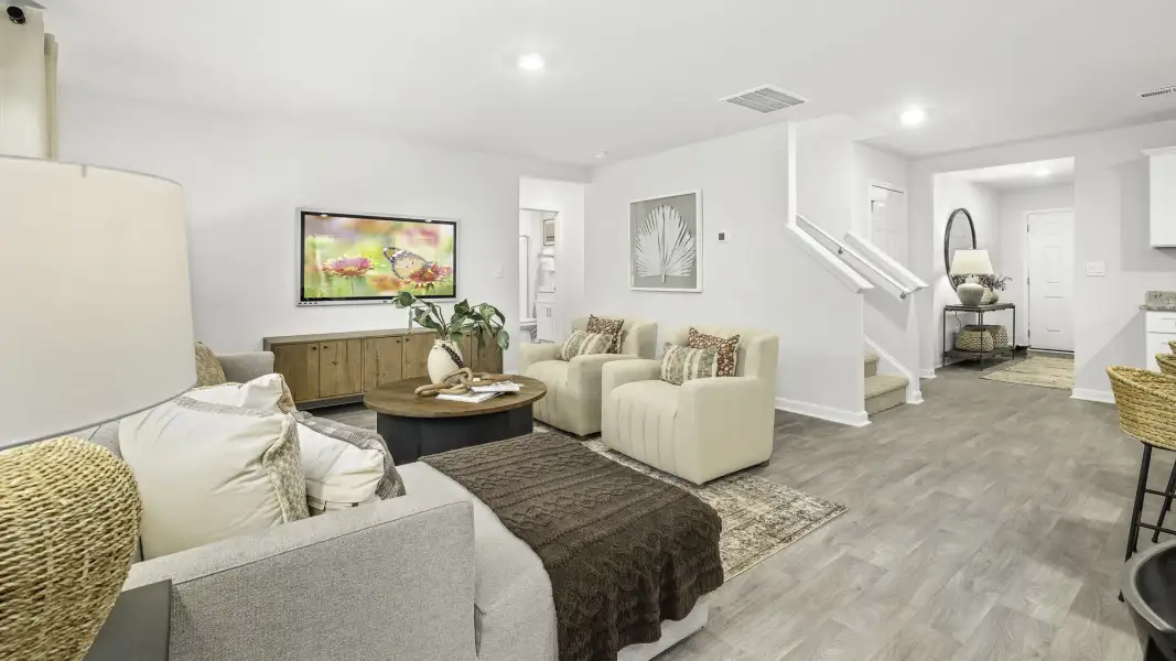 Furnished interior view inside a new home in Quail Haven, Winston-Salem (Image 16).