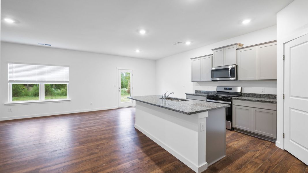 Furnished interior view inside a new home in Hillcrest Landing, McDonald (Image 3).