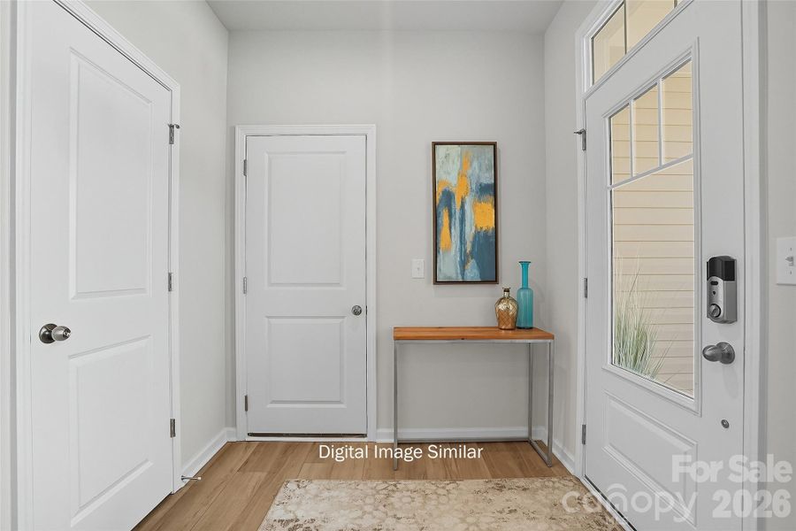 Furnished interior view inside a new home in Bailey Run, Charlotte (Image 9).