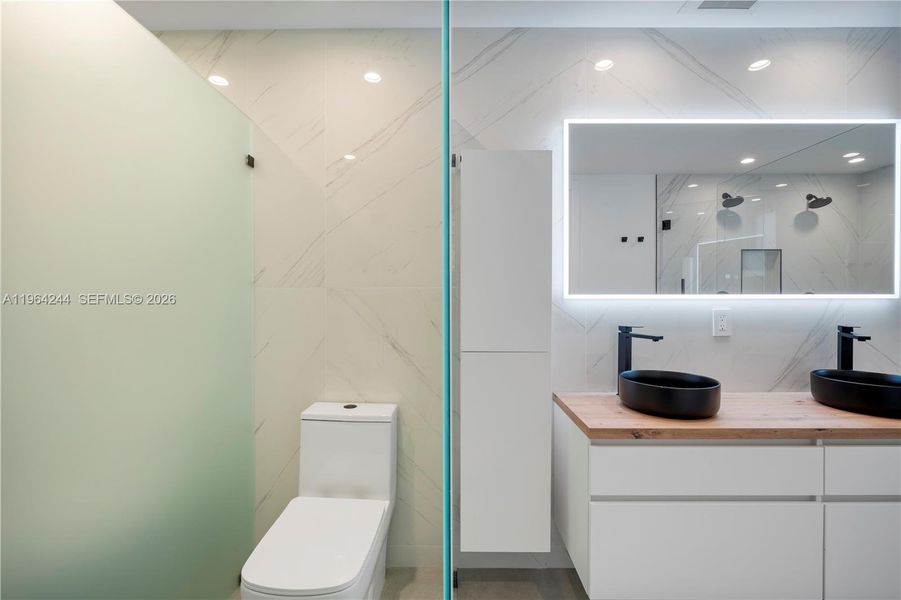 Furnished interior view inside a new home in , Miami (Image 37). Furnished interior view inside a new home in , Miami (Image 37).