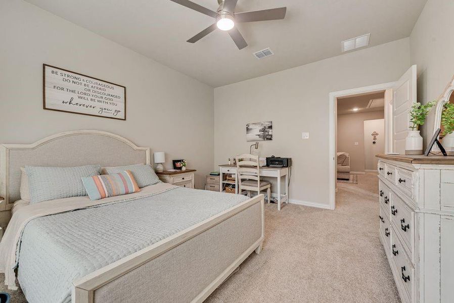 Furnished interior view inside a new home in , Flower Mound (Image 27).