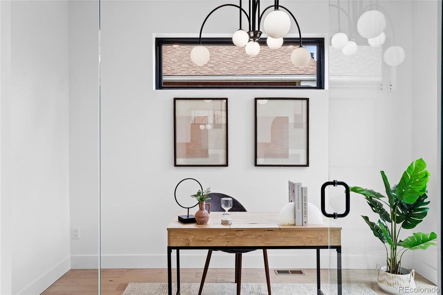 Furnished interior view inside a new home in , Denver (Image 10).