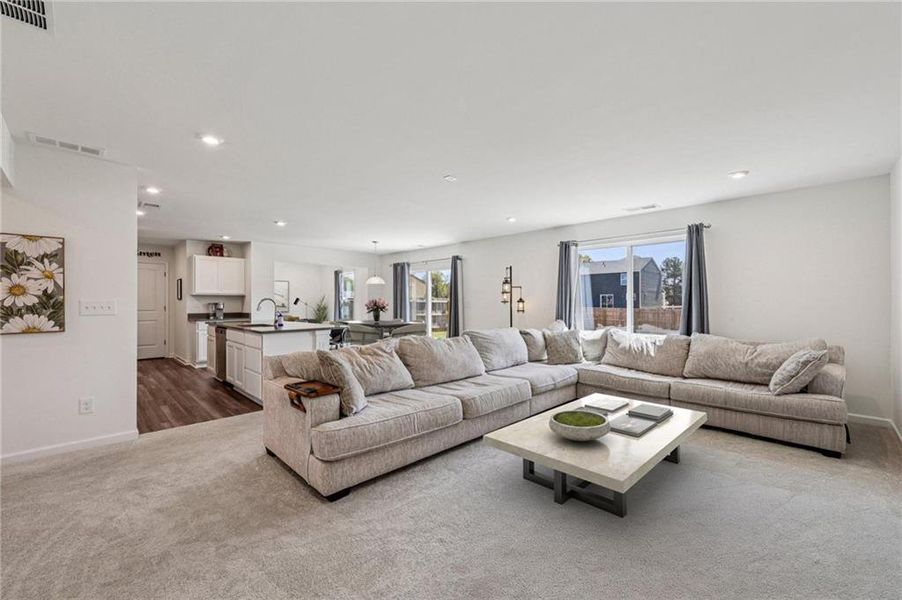 Furnished interior view inside a new home in , Euharlee (Image 8).