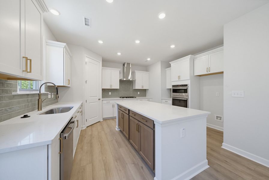 Furnished interior view inside a new home in Sweetbrier, Durham (Image 6).