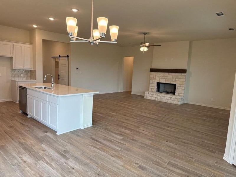 Spacious, unfurnished interior of a new home in Covenant Springs, Springtown (Image 8). Spacious, unfurnished interior of a new home in Covenant Springs, Springtown (Image 8).