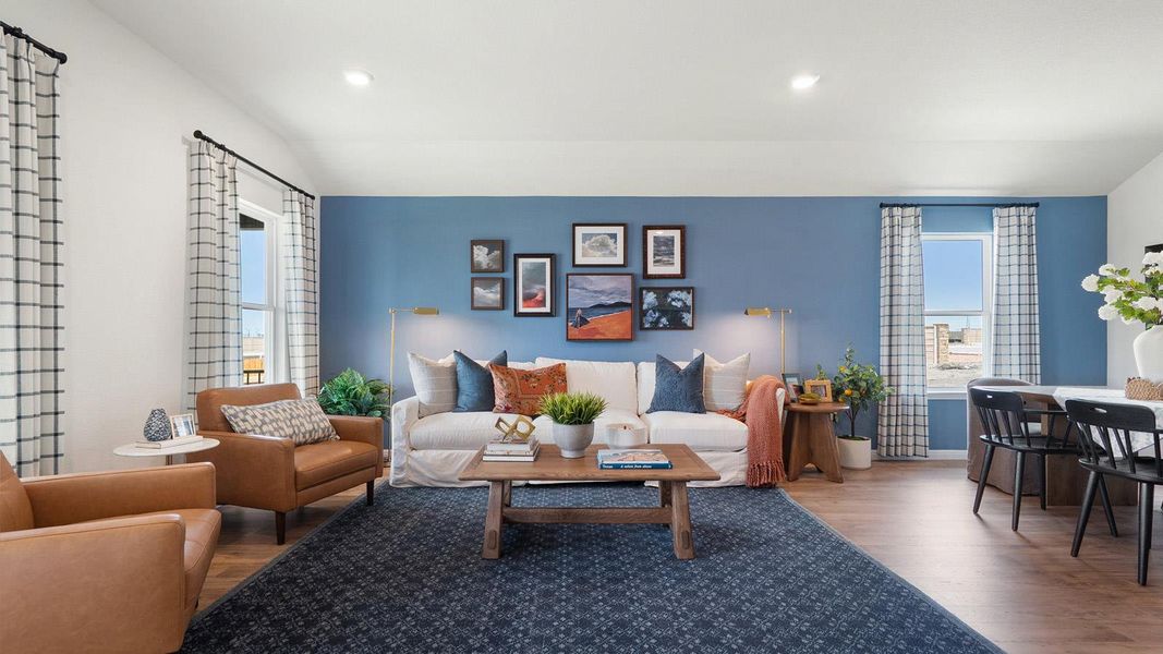 Furnished interior view inside a new home in Monarch Ranch, Manor (Image 11).