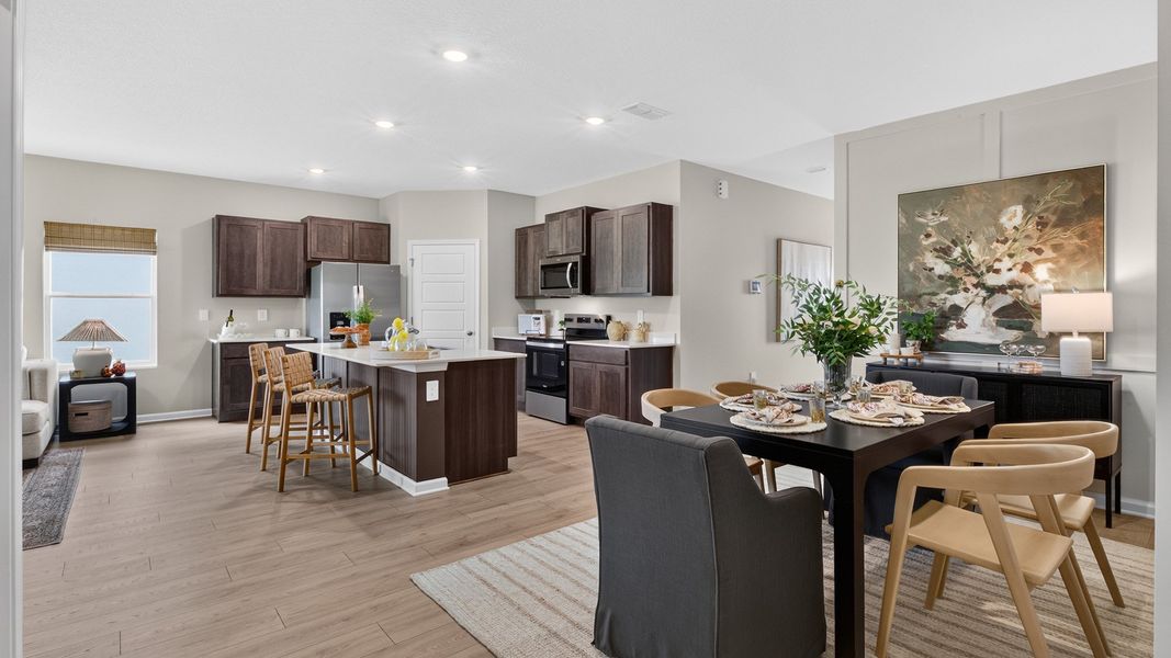 Furnished interior view inside a new home in Copes Landing, Jacksonville (Image 9).