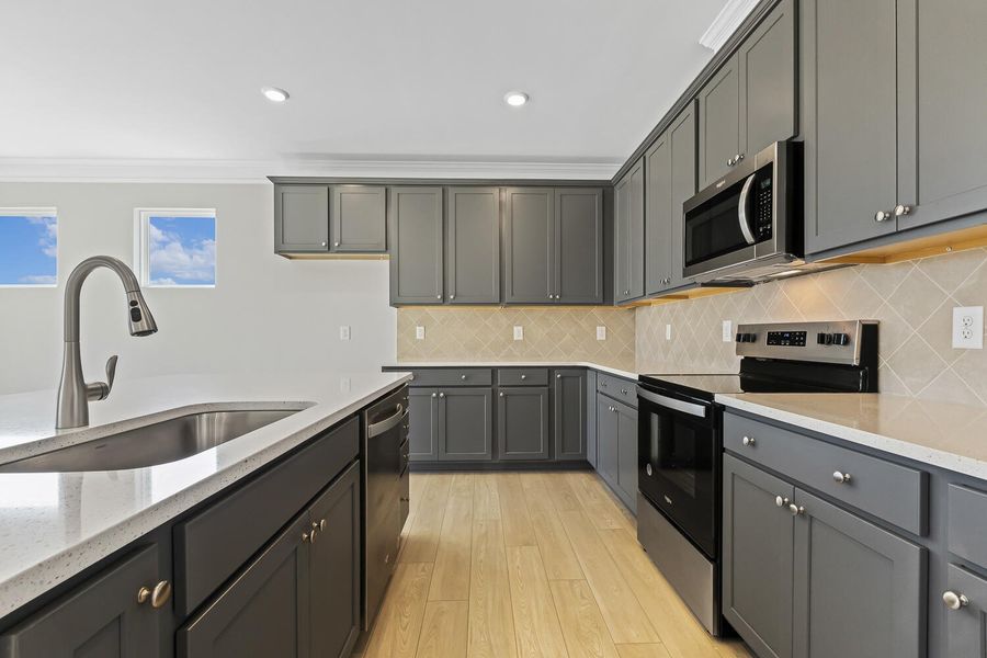 Furnished interior view inside a new home in 1158 Place, Wilson (Image 11).