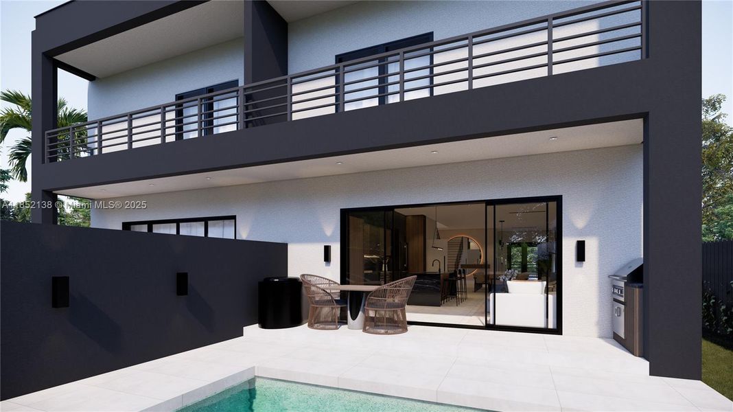 Front exterior of a new home in , Miami, FL, highlighting curb appeal (Image 20).