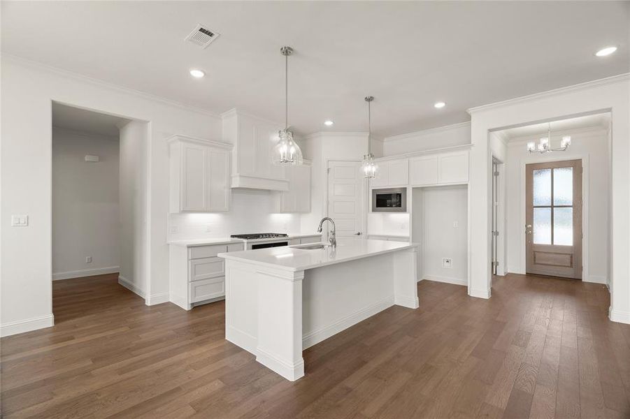 Furnished interior view inside a new home in , Decatur (Image 4).