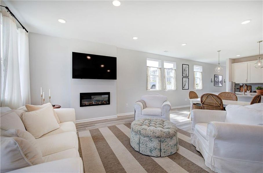Furnished interior view inside a new home in , Cartersville (Image 8).