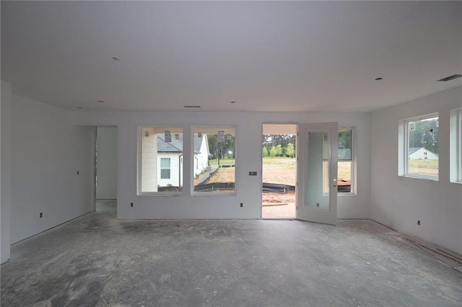 In-progress construction of a new home in Maple Grove at Towne Lake, Woodstock, GA (Image 5).