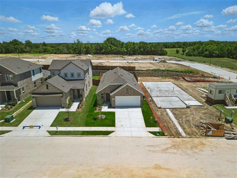 Aerial view of property and surrounding area Aerial view of property and surrounding area