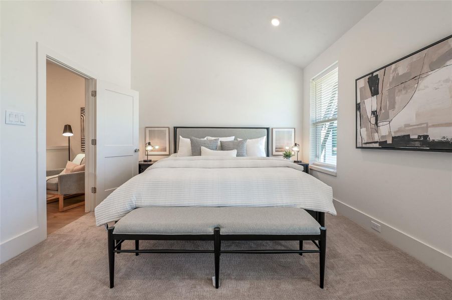 Furnished interior view inside a new home in , Houston (Image 16).