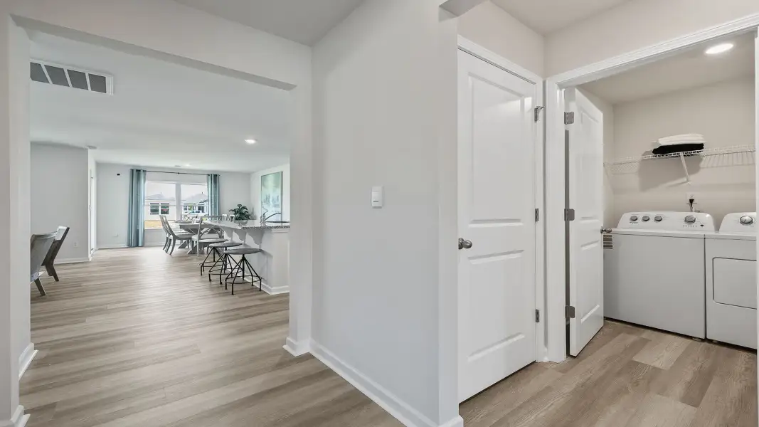 Furnished interior view inside a new home in Waverly Station, Greenwood (Image 7).