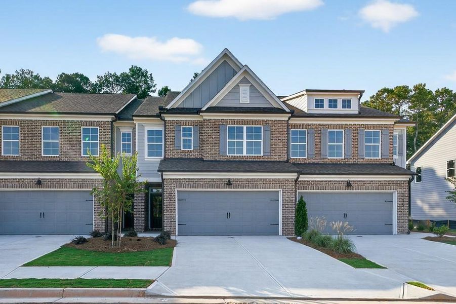 Front exterior of a new home in , Jefferson, GA, highlighting curb appeal (Image 32).