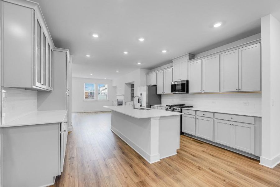 Furnished interior view inside a new home in Towns at Creekside, Doraville (Image 7).
