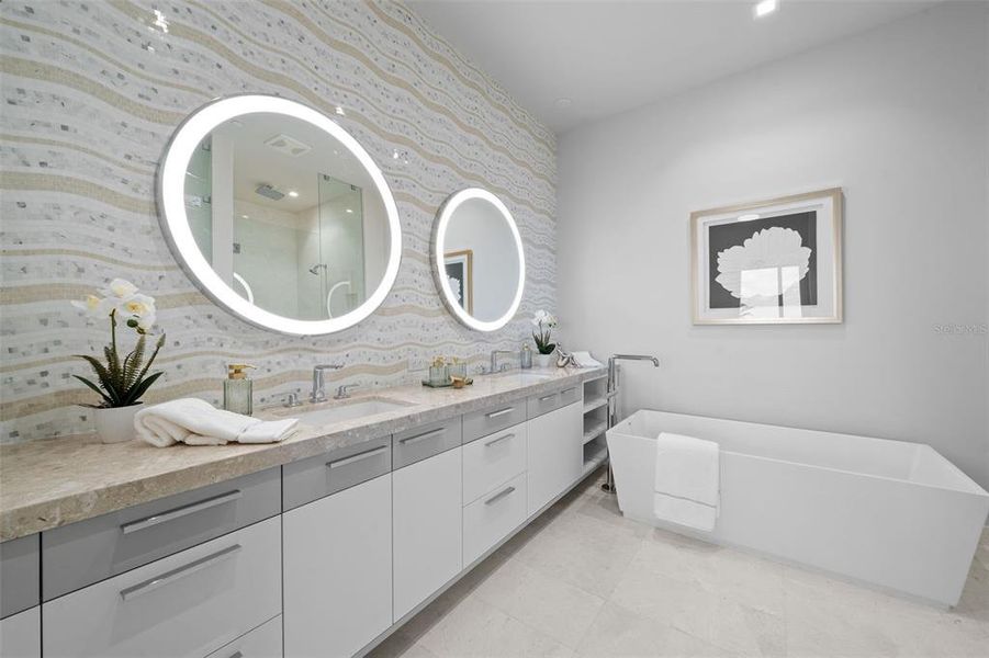 Furnished interior view inside a new home in , Longboat Key (Image 1). Furnished interior view inside a new home in , Longboat Key (Image 1).