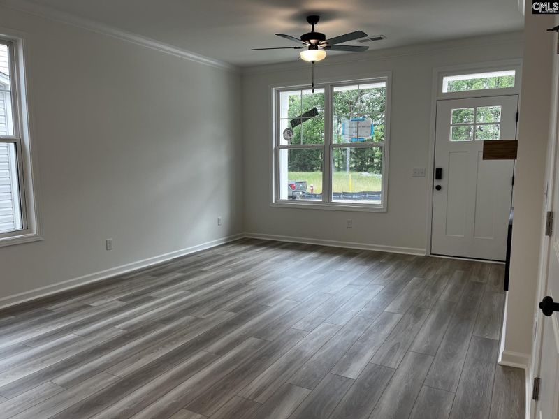 Spacious, unfurnished interior of a new home in Blythewood Farms, Blythewood (Image 10). Spacious, unfurnished interior of a new home in Blythewood Farms, Blythewood (Image 10).