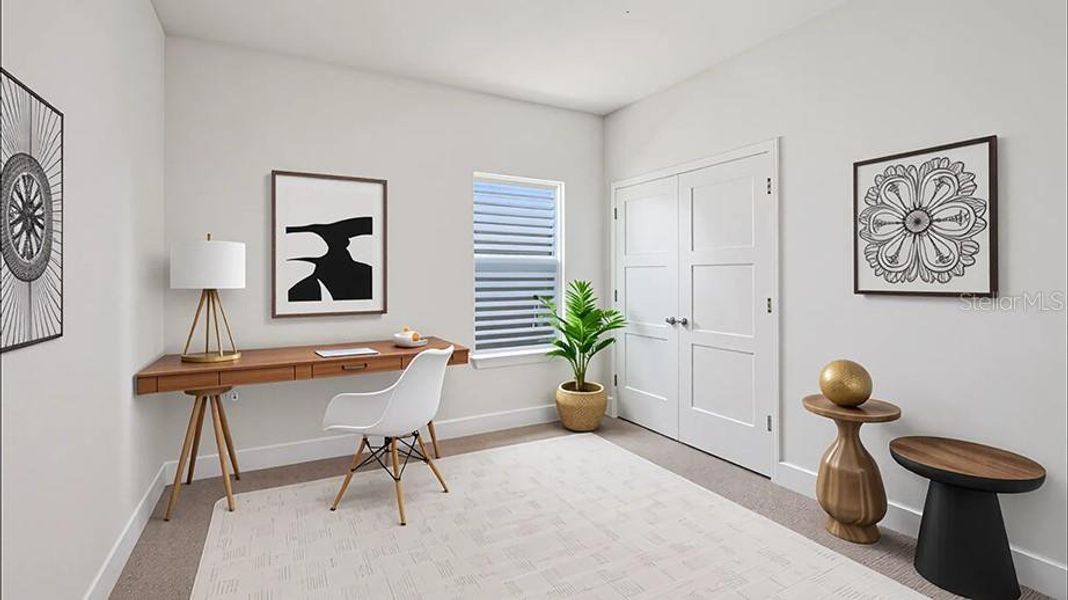 Furnished interior view inside a new home in Briarwood, Alachua (Image 9).
